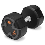 Halter Dumbbell Vollo Academia Musculação - 40kg PRETO