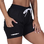 Shorts de Corrida Orbis com Bolso - Feminino PRETO