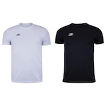 Kit Camisetas Penalty X Plus Size - 2 Unidades - Masculina BRANCO/PRETO