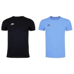 Kit Camisetas Penalty X Plus Size - 2 Unidades - Masculina PRETO/AZUL