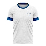 Camisa Cruzeiro Scatter Braziline - Masculina BRANCO