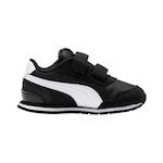 Tênis Puma St Runner V2 - Infantil PRETO/BRANCO