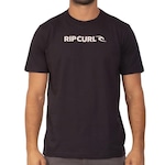 Camiseta Rip Curl New Icon Oversize - Masculina PRETO