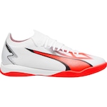 Chuteira Futsal Puma Ultra Macht It Bdp - Adulto BRANCO/VERMELHO