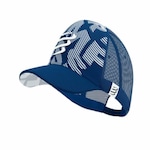 Boné Aba Curva Compressport Trucker Cap New - Snapback - Adulto AZUL ESC/CINZA