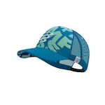 Boné Aba Curva Compressport Trucker Cap New - Snapback - Adulto AZUL CLA/VERDE