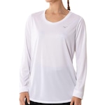 Camiseta Manga Longa Mizuno Energy - Feminina BRANCO