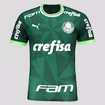 Camisa do Palmeiras I 2023 com Patrocínio Puma - Masculina VERDE