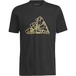 Camiseta adidas Pass Rock - Masculina PRETO/LARANJA