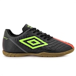 Chuteira Futsal Umbro Fifty 4 Masculino PRETO/VERDE