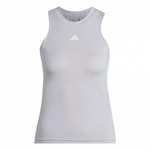 Camiseta Regata adidas Essentials 3 Listras - Feminina ROXO CLARO