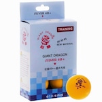 Bola de Tênis de Mesa Giant Dragon 40+ 1 Estrela - 6 Unidades LARANJA