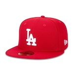 Boné Aba Reta New Era 59Fifty MLB Los Angeles Dodgers - Fechado - Adulto VERMELHO