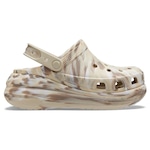 Chinelo Crocs Classic Marbled Clog - Unissex BEGE