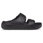 Chinelo Crocs Classic Cozzzy - Unissex PRETO