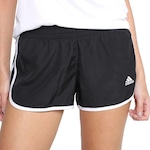 Shorts adidas Marathon 20 - Feminino PRETO/BRANCO