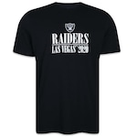 Camiseta New Era NFL Las Vegas Raiders Core Regular - Masculina PRETO