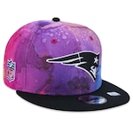 Boné Aba Reta New Era 9FIFTY New England Patriots Crucial Catch 2022 - Snapback - Adulto BRANCO