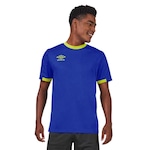 Camiseta Umbro Drop - Masculina Azul/Verde