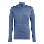 Jaqueta sem Capuz adidas Terrex Multi Full-Zip Fleece - Masculina AZUL