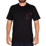 Camiseta MCD Especial Pocket Sculp - Masculina PRETO/VERMELHO