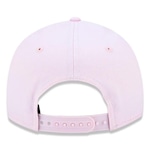 Boné New York Yankees MLB Aba Curva New Era 9Forty Snapback BON147 - Adulto ROSA