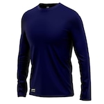 Camiseta Segunda Pele Térmica Mants com Proteção UV 30+ Manga Longa - Masculina AZUL ESCURO