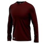 Camiseta Segunda Pele Térmica Mants com Proteção UV 30+ Manga Longa - Masculina VINHO