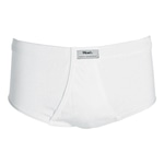 Cueca Slip Mash Algodão Básica Elástico Conforto - Adulto BRANCO