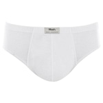 Cueca Slip Mash Algodão Lisa - Adulto BRANCO