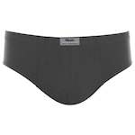 Cueca Slip Mash Algodão Lisa - Adulto CINZA ESC/CINZA