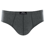 Cueca Slip Mash Algodão Lisa - Adulto CINZA/CINZA ESC