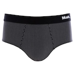 Cueca Slip Mash Risca de Giz Microfibra Elástico - Masculina PRETO