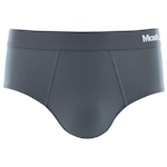 Cueca Slip Mash Risca de Giz Microfibra Elástico - Masculina CINZA CLA/CINZA ESC