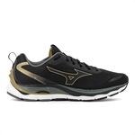 Tênis Mizuno Wave Dynasty 5 Masculino PRETO/OURO