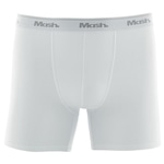 Cueca Boxer Longa Mash Masculina Cotton Algodão Elástico BRANCO