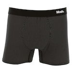 Cueca Boxer Mash Risca de Giz Microfibra Elástico - Adulto PRETO