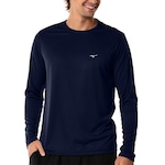 Camiseta Mizuno Manga Longa Energy - Masculina AZUL ESCURO