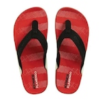 Chinelo do Flamengo Kenner Nk6 - Masculino Vermelho/Preto