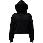 Blusão de Moletom com Capuz Fila Woof - Feminino PRETO