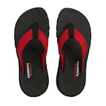 Chinelo do Flamengo Kenner Rakka Dtk - Unissex PRETO/BRANCO