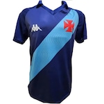 Camiseta Polo do Vasco Kappa Supp Colors CRVG - Masculina AZUL ESC/AZUL