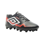 Chuteira Campo Umbro Prisma + - Adulto PRETO