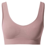 Top Fitness Regata She sem Costura - Feminino ROSA/PRETO