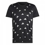 Camiseta adidas Brand Love Graphic Tee - Masculina PRETO/BRANCO