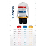 Camisa de Ciclismo Free Force Start All Fit Gradient - Feminina CINZA