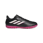 Chuteira Society adidas Copa 23 4 - Adulto PRETO/ROSA