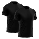 Kit Camiseta Rony Versátil Dry Fit - 2 Unidades - Masculina PRETO