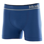 Cueca Boxer Mash sem Costura Leve Conforto - Adulto AZUL/AZUL ESC