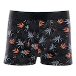 Cueca Boxer Mash Masculina Estampada Algodão Elástico PRETO